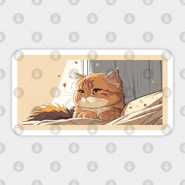 Fluffy Garfield Sticker by Retrofit